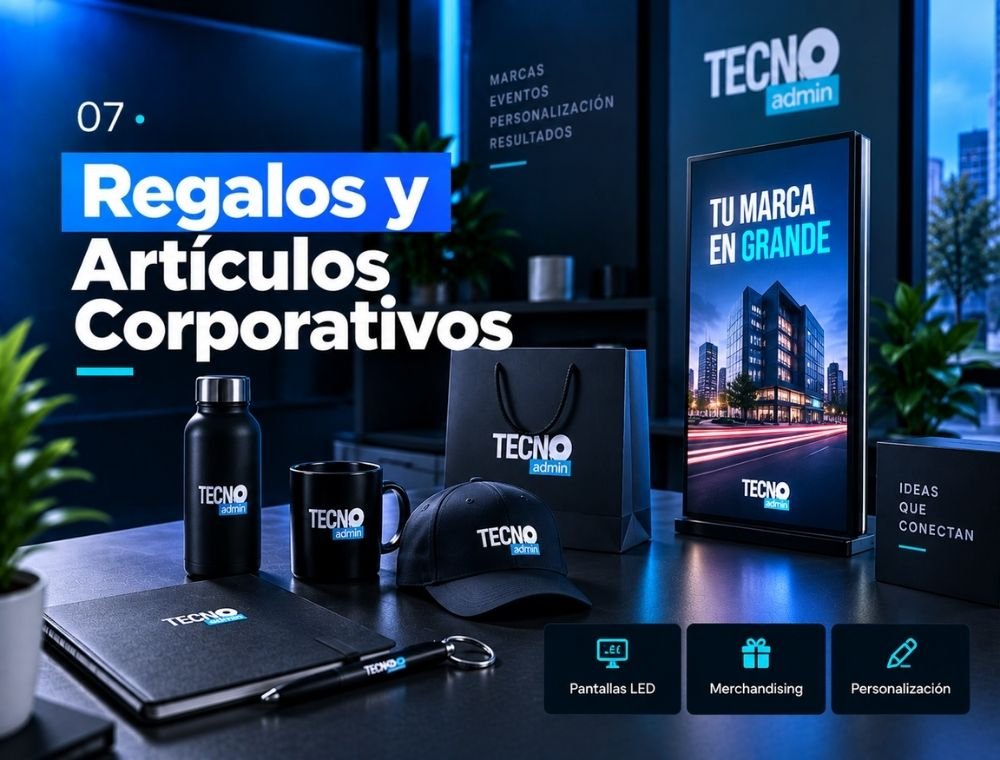 Pantallas LED y Merchandising Corporativo en Arequipa