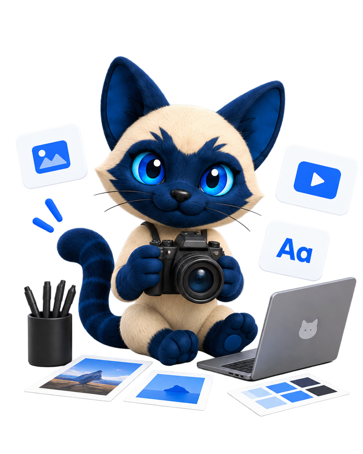 Mascota TecnoAdmin — Área de Diseño y Producción